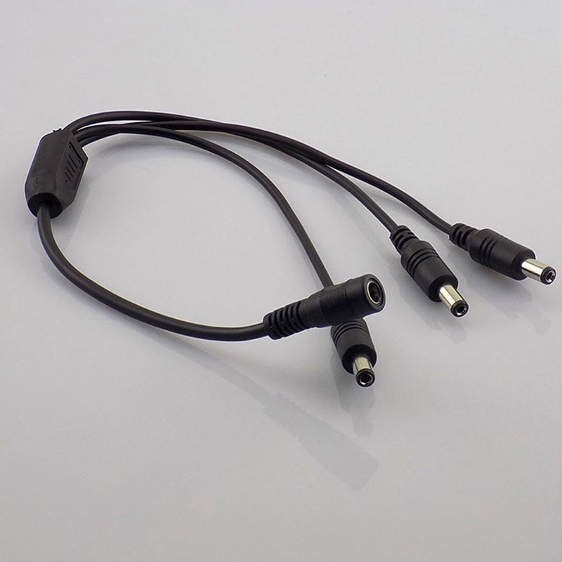CCTV Security Camera 1 DC Female To 2/3/4/5/8 Male Plug Power Cord Adapter Connector Cable Splitter For LED Strip Light-1PCS CCTV Security Camera 1 DC Female To 2/3/4/5/8 Male Plug Power Cord Adapter Connector Cable Splitter For LED Strip Light-1PCS